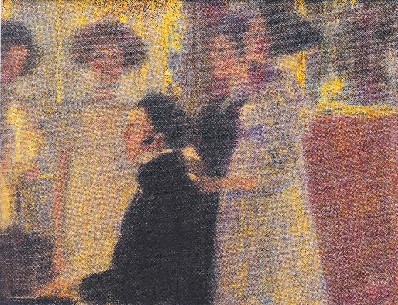 Gustav Klimt Schubert am Klavier I Norge oil painting art